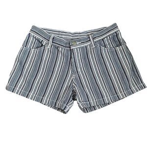 Versus Gianni Versace ~ Striped Blue Shorts ~ size 27